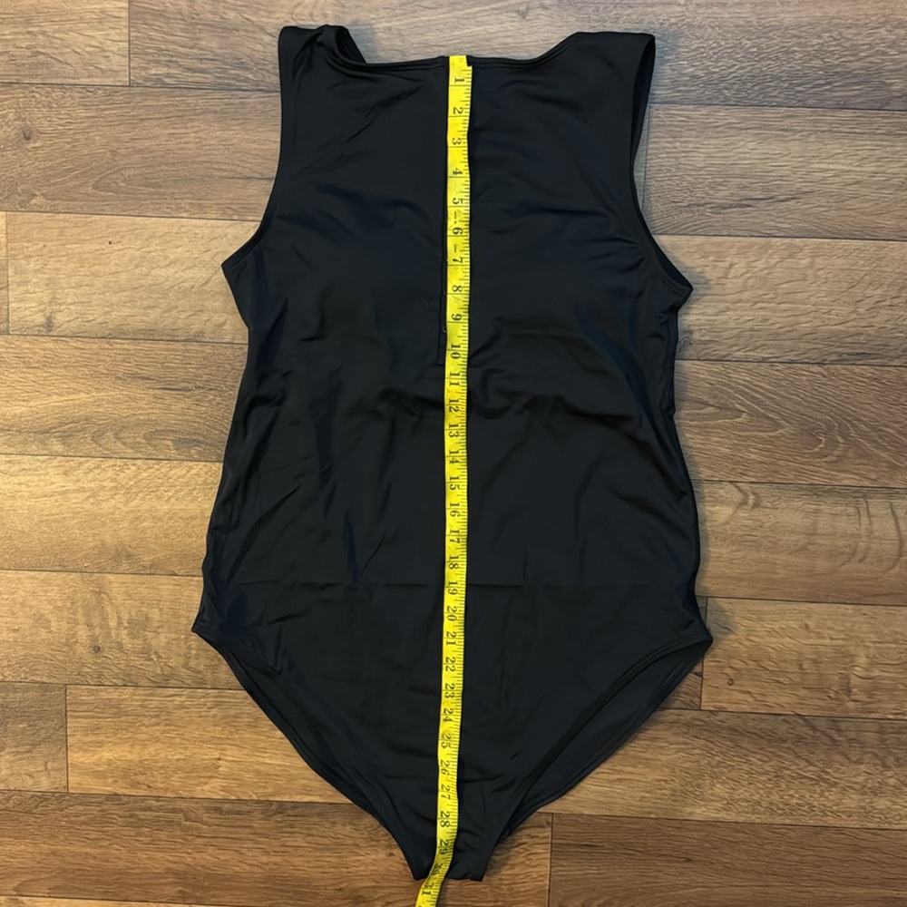 Andie Swim Size XXLT The Malibu One Piece Swimsuit NWT Black Fan Favorite Beach - Picture 6 of 16